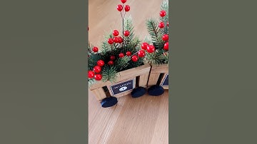 QUICK INSPIRATION II CHRISTMAS IN APRIL II JENGA BLOCKS CHRISTMAS WAGON DIY II #DAILYSHORTS II
