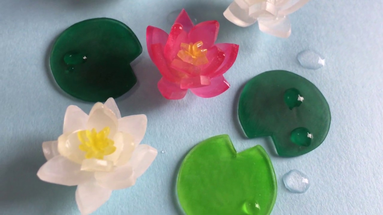 ぽっ ひと咲き プラ板で蓮の花 プラ板 Lotus Flower Made By Plastic Youtube