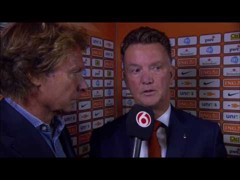 Reactie Louis van Gaal op Estland-Nederland (2-2)