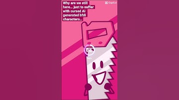 Ai generating every bfdi character day 45: Saw
