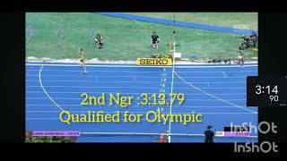 4×400 mixed relay Olympic trials 2024 highlights+splits time