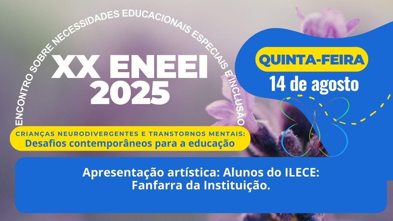 Apresentação artística: Alunos do ILECE - Fanfarra da Instituição.