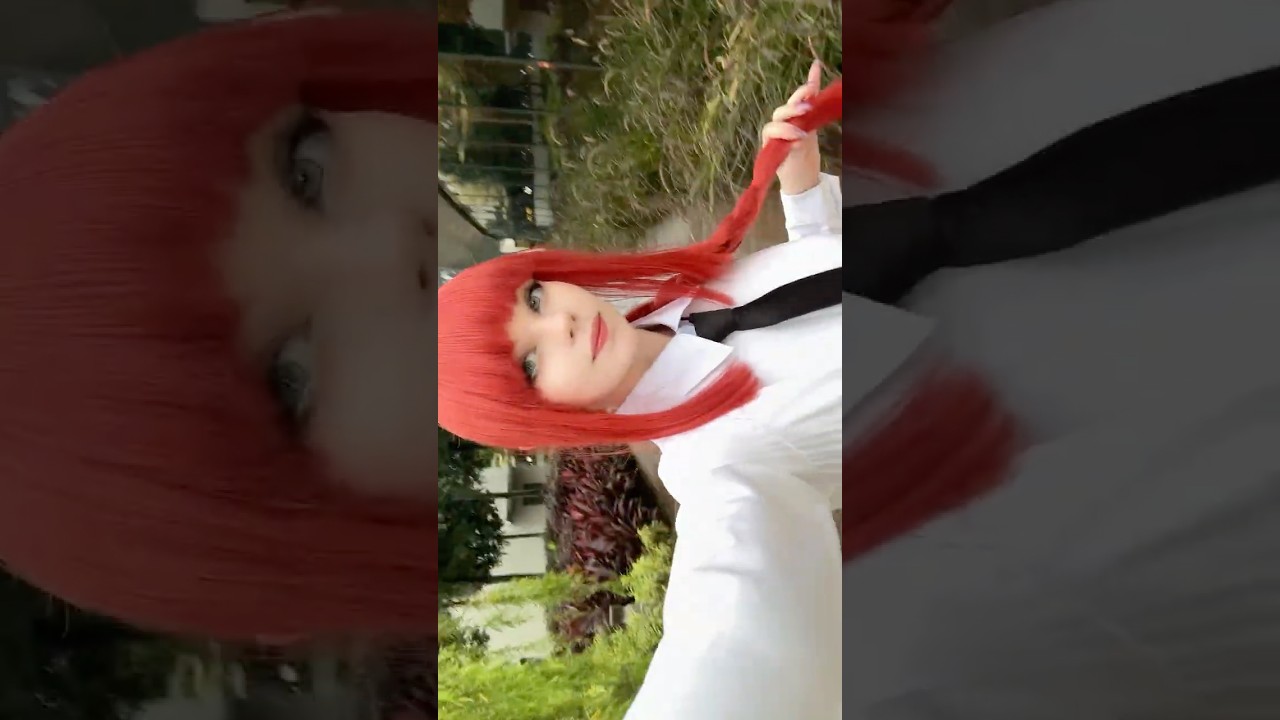 You got my interest Denji-kun #chainsawmancosplay #makima #makimachainsawman #cosplay