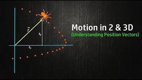 What is position vector and displacement vector? (Class 11 physics)