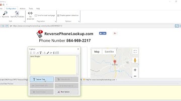 Reverse Phone Lookup scraping using Webharvy | Keyword scraping