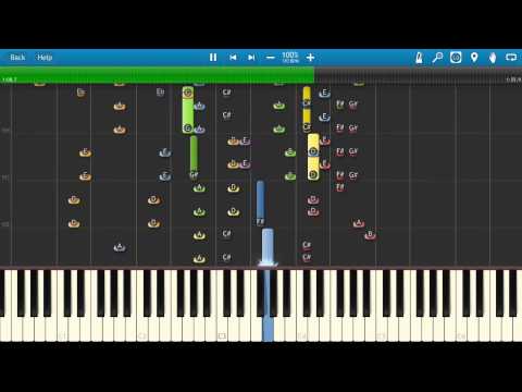 Offenbach The Can Can Piano Tutorial Synthesia How To Play 