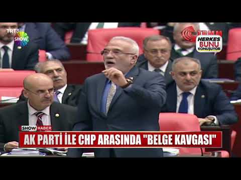 Ak Parti ile CHP arasında "Belge Kavgası"