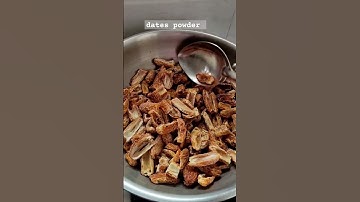 How to make dates powder at home #homemade #datespowder #dates #khajoor