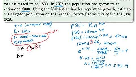 Exponential and Logistic Models