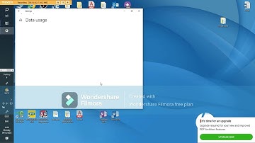 How to set wifi/data limit on a windows 10 PC