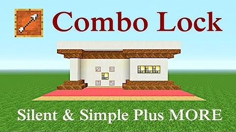 Minecraft Tuotiral : Item Frame Combo Lock & Silent