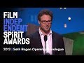 Host Seth Rogen Kicks off the 2012 Spirit Awards