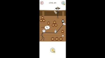 Thief Puzzle (WEEGOON) Level 184 Android Gameplay Walkthrough - Funny Stickman Brain Puzzle Game