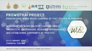 Progressing Work-Based Learning of TVET System in Thailand