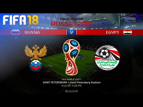 FIFA 18 World Cup - Russia vs. Egypt @ Saint Petersburg Stadium (Group A)