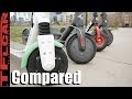 Compared & Tested: 4 Different Ride Sharing E-Scooters - Which Is Best and Worst!