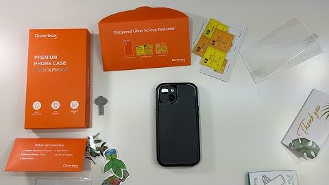Diverbox iPhone 15 Shockproof Phone Case Unboxing