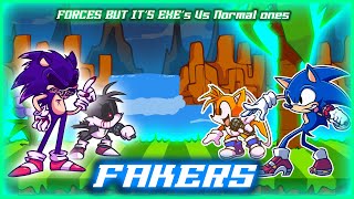 Fakers | Forces But Xenophanes & Tails.exe Vs Sonic & Tails Sings It | Fnf Cover