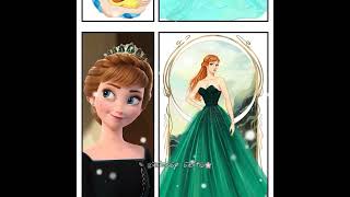 Disney Princess VS Their Fanart👉👈🌻 #shorts #shortsyoutube