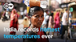India's Delhi records alltime temperature high of 52.3°C | DW News