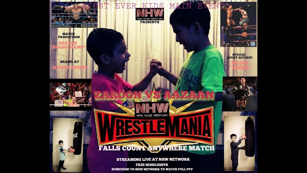 NHW First Ever Match (Kids Wrestling)
