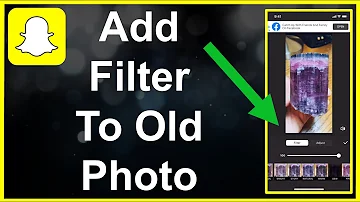 Can you put a Snapchat filter on a photo from camera roll?