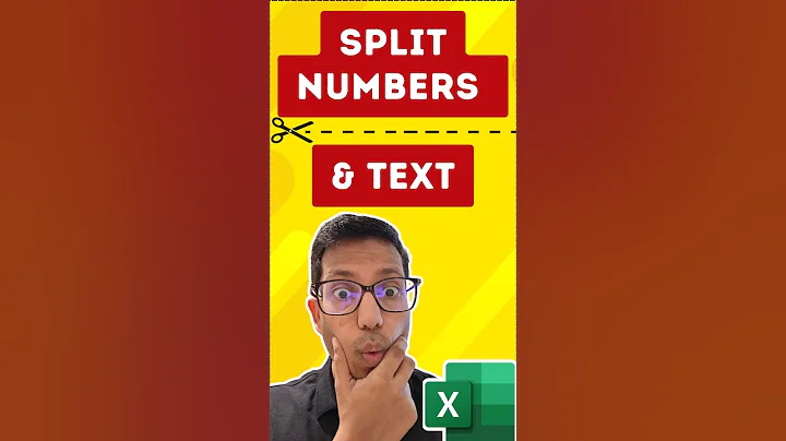 ✂️ Super Easy Formula to Split Numbers and Text in Excel #exceltricks #shorts