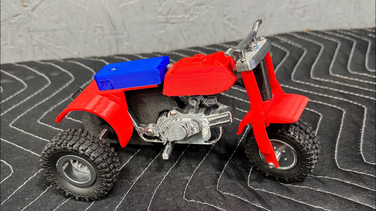 Buildable Honda Atc 70 3d printed toy instructions 