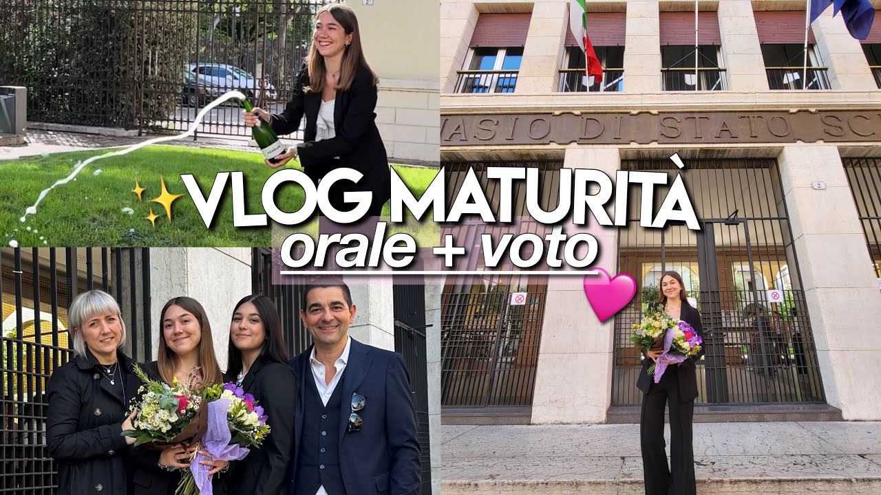 VLOG MATURITÀ ALLY🎓💖// com'è andata+voto