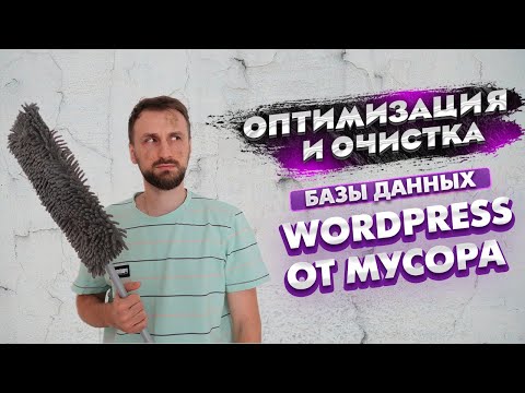 Оптимизация и очистка базы данных Wordpress от лишнего мусора