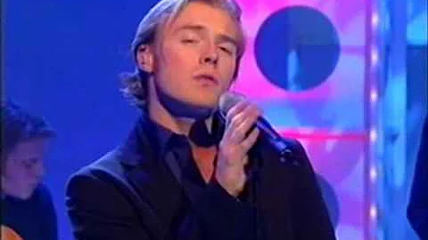 Boyzone - Ronan presenting the Lottery and the lads sing All That I Need