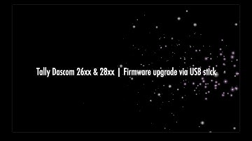 Tally Dascom 26xx and 28xx | FW Upload USB