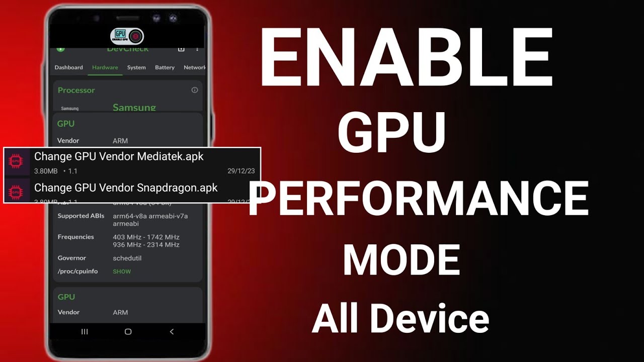 Enable GPU Snapdragon to Mediatek Performance Mode | Max FPS Fix Lag ...