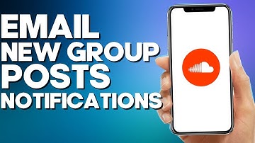 How to Enable Email New Group Posts Notifications on SoundCloud Mobile