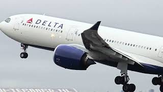 Delta A330-941 N421DX Departing Amsterdam → Seattle (DL143)