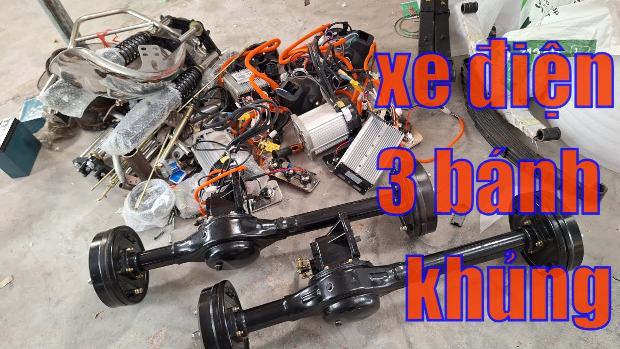 Bộ chế xe 3 bánh hơn 1 tấn xe điện 3 bánh đầy đủ nhất LH 098.3818.955 ...