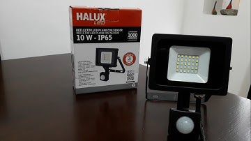 como instalar foco led  10 w con sensor de movimiento