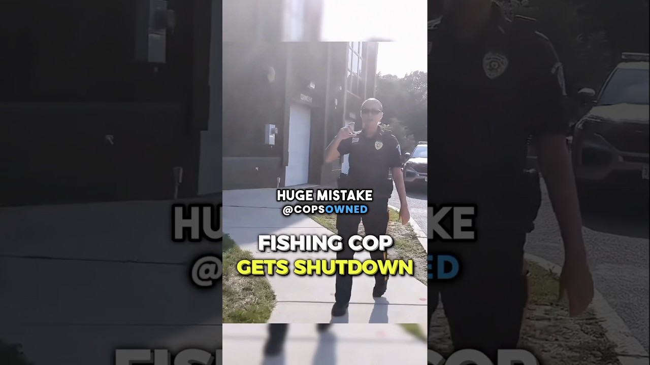 Power Hungry Lady Cop Gets Shutdown And Dismissed