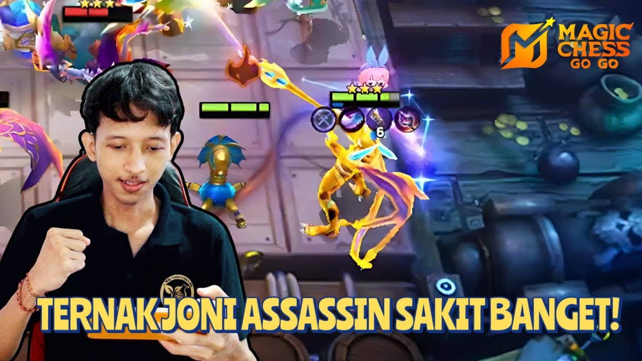COMBO TERKUAT DI MAGIC CHESS GO GO !! HYPER ZHASK ASSASSIN AUTO JUARA 1 !!