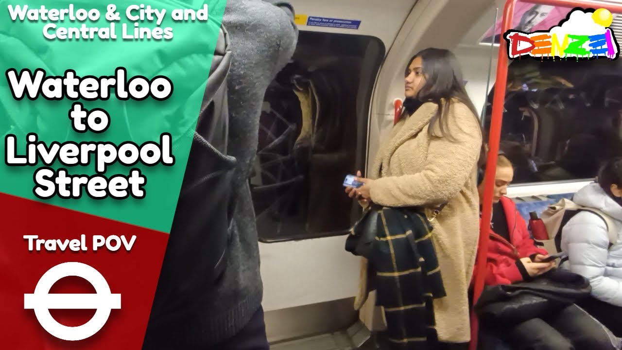 LONDON UNDERGROUND POV - WATERLOO TO LIVERPOOL STREET
