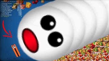 WormsZone.io 001 Best Slither Snake Top 01 +Score Best World Record Snake Epic WormsZoneio Gameplay