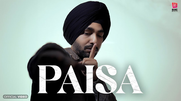 PAISA ( Official Video ) Krma | Bang Music | Latest Punjabi songs 2024 |
