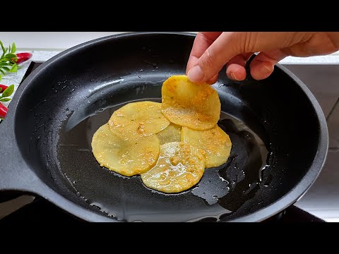 Einfach Kartoffeln in Scheiben schneiden. Es ist so lecker, dass ich es fast jeden Tag koche