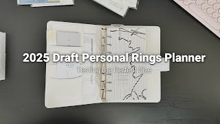 2025 Draft Personal Rings Planner Setup - Testing the Perfect Size