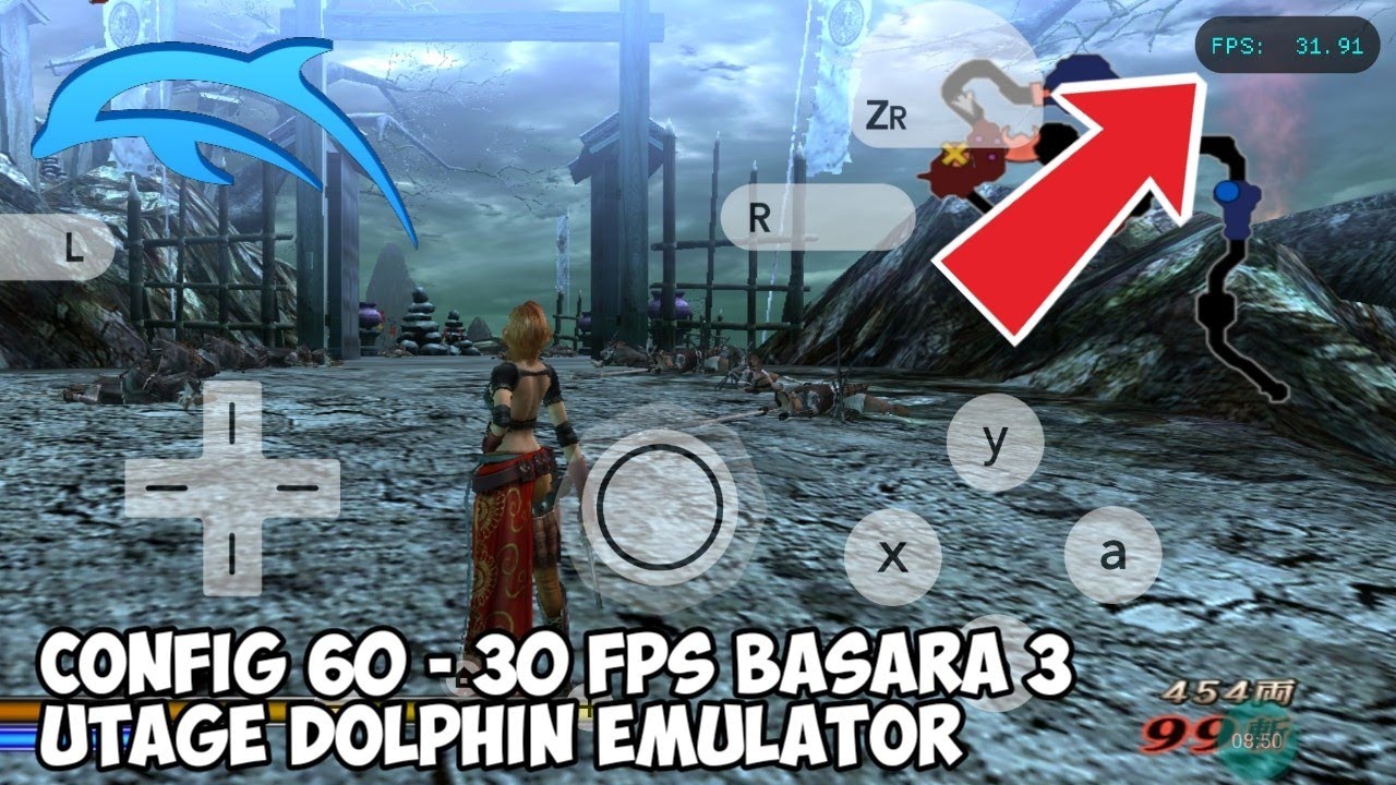 CONFIG 60 - 30 FPS BASARA 3 UTAGE DOLPHIN EMULATOR 💯 WORK - YouTube