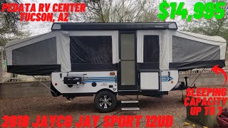 2018 Jayco Jay Sport 12UD Baja Edition Video Walkthrough! Pop Up Camper, Less Than 3,000 LBs! SOLD!