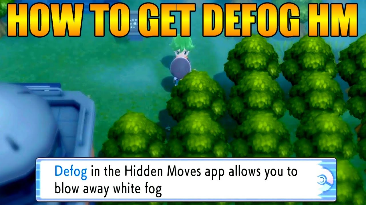 How to get Defog HM in Pokemon Brilliant Diamond and Shining Pearl