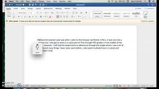 Built-in speech recognition on a MacBook- Lab 4- Laura Farrar
