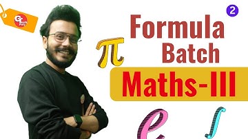Applied Mathematics-3 | Formula batch | Lecture-2 | Polytechnic by Gaurav sir.