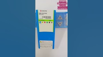 TNMG160408HQ-TN60 KYOCERA INSERTS. #insert #cnc #cncmachine #vmc #popular #kyocera